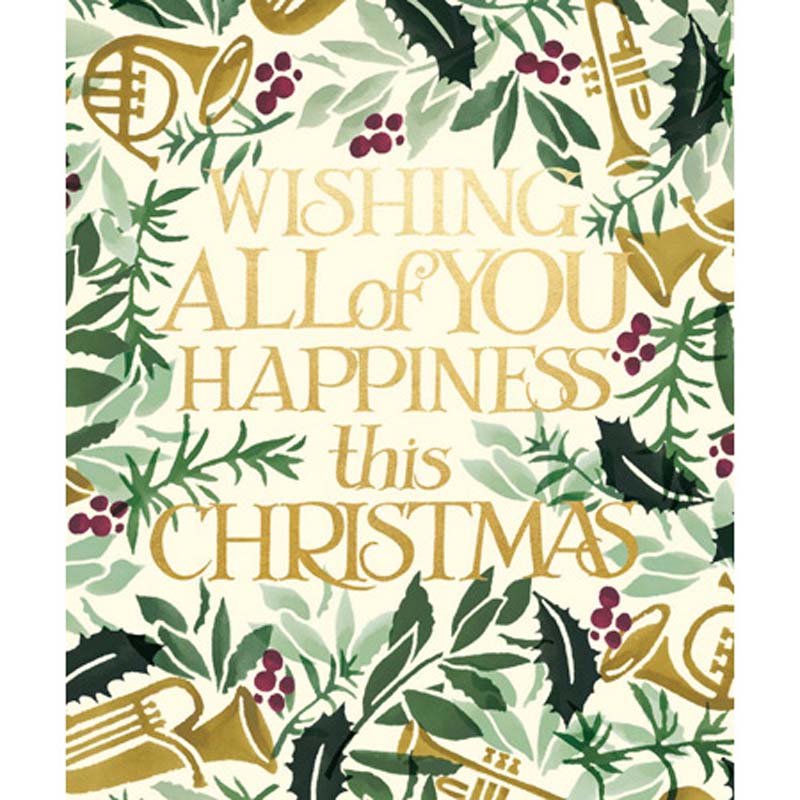 Woodmansterne Happiness at Christmas Christmas Card image 0