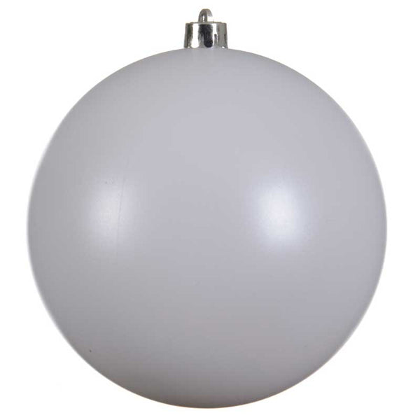 Decoris Large Shatterproof Bauble in Winter White image 0