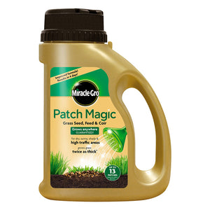 Miracle-Gro Patch Magic Grass Seed, Feed & Coir (13 patches) image 0