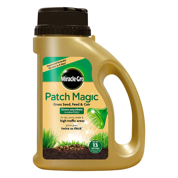 Miracle-Gro Patch Magic Grass Seed, Feed & Coir (13 patches) image 0