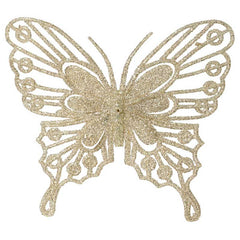 Decoris Glitter Butterfly Clip (Pack of 2) image 0