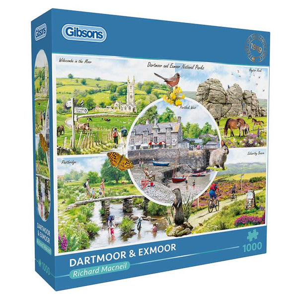 Gibsons Dartmoor & Exmoor 1000 Piece Puzzle image 3