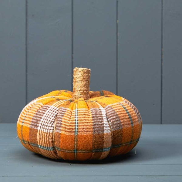 Satchville Orange Tartan Pumpkin image 0