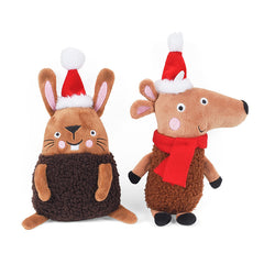 Zoon Festive Friend Plush Dog Toy (Assorted Designs) image 0