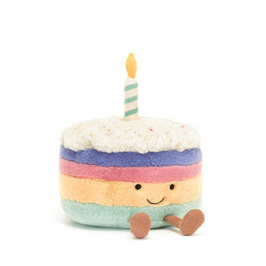 Jellycat Amuseables Rainbow Birthday Cake image 4