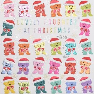 Wendy Jones-Blackett Puppies Daughter Christmas Card image 0