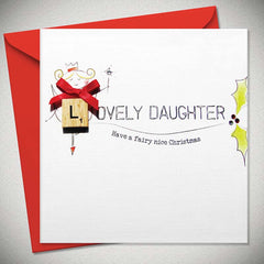 Bexy Boo Lovely Daughter Christmas Card image 0