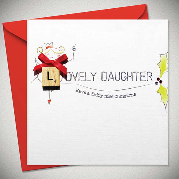 Bexy Boo Lovely Daughter Christmas Card image 0