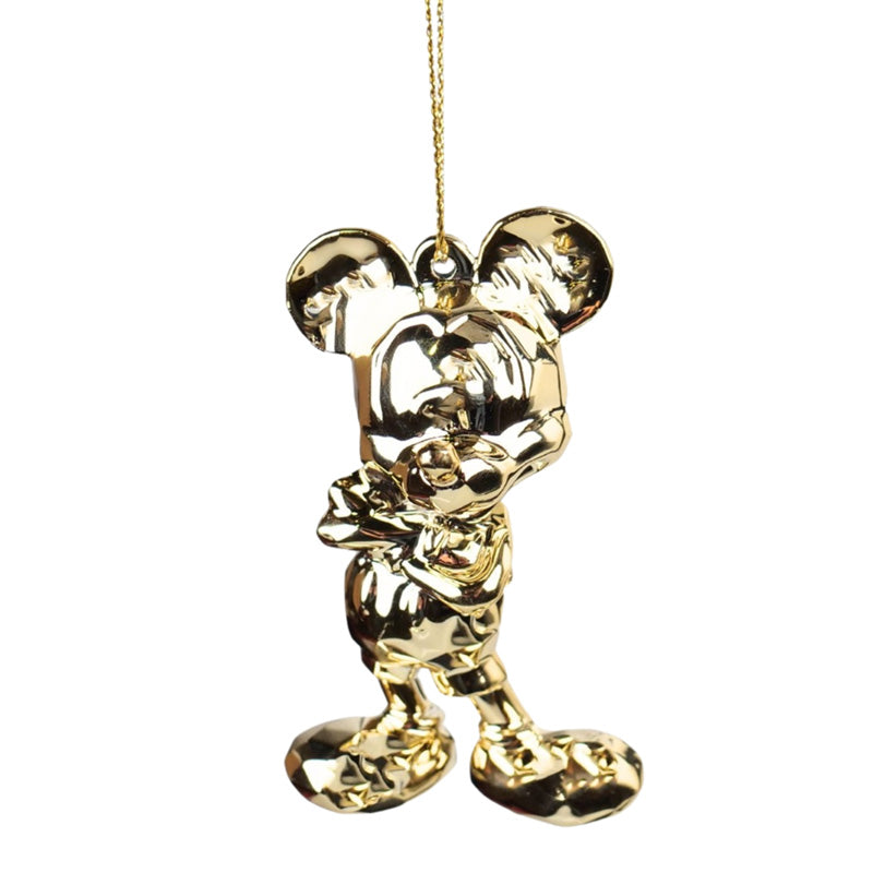 3D Gold Mickey Hanging Ornament