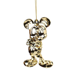 3D Gold Mickey Hanging Ornament