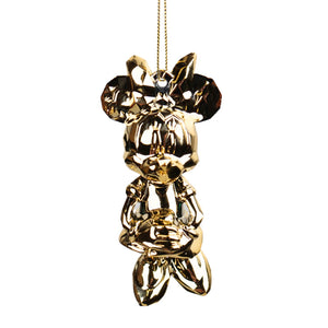 3D Gold Minnie Hanging Ornament