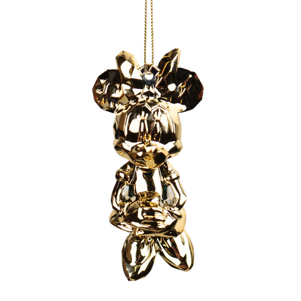 3D Gold Minnie Hanging Ornament