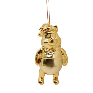 3D Gold Winnie the Pooh Hanging Ornament