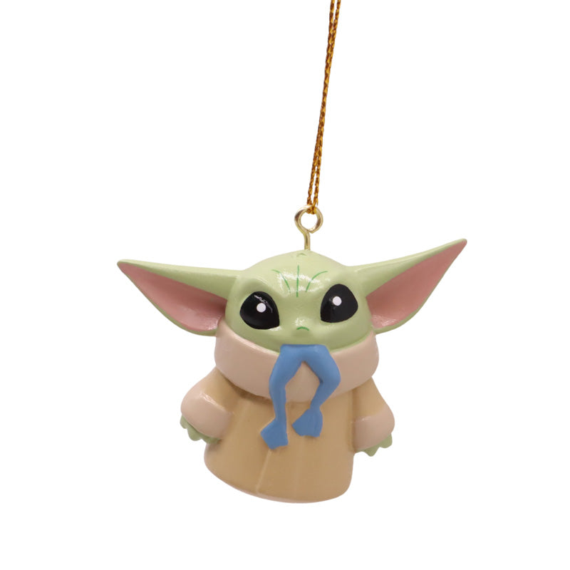 3D Star Wars Hanging Ornament - Grogu Eating