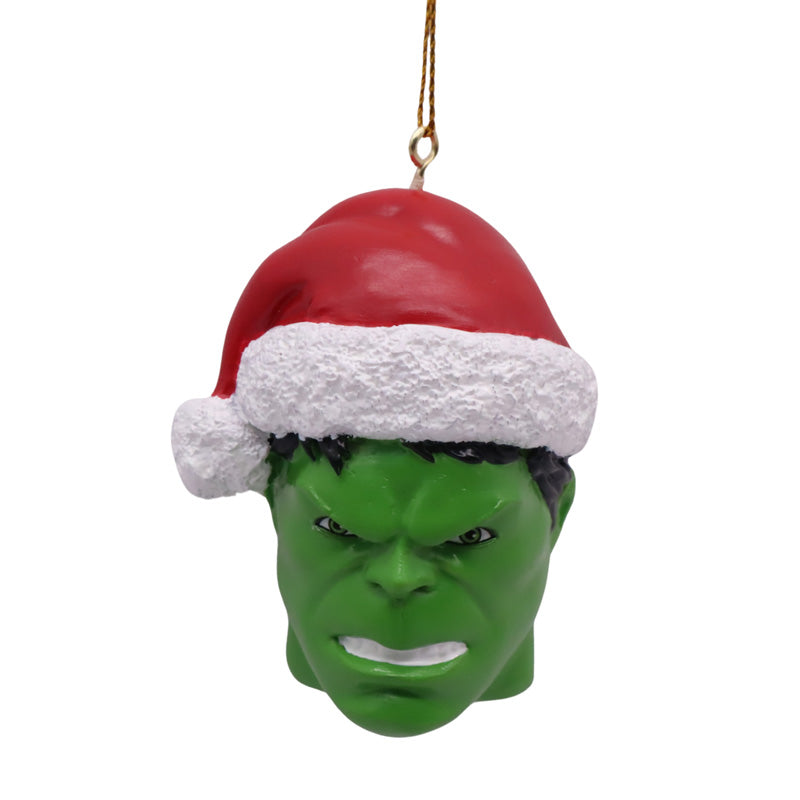 3D Marvel Face Hanging Ornament - Hulk