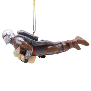 3D Star Wars Hanging Ornament - Mandalorian & Grogu