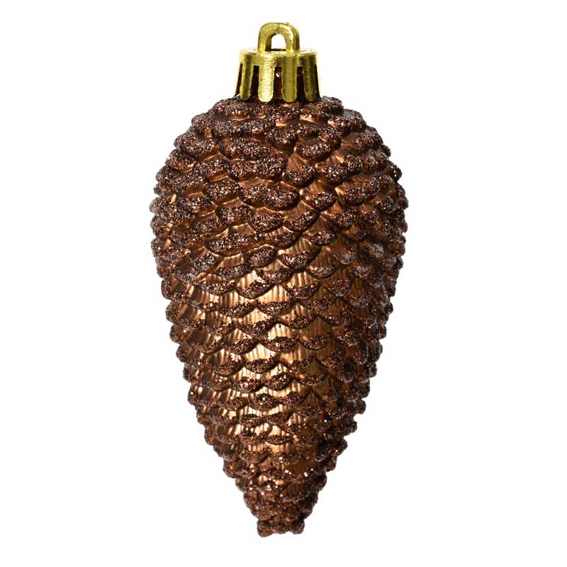 Decoris Shatterproof Pinecones (Pack of 6) image 0