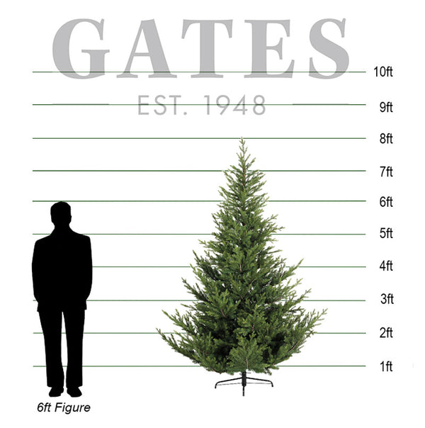 Everlands Norway Spruce Artificial Christmas Tree - 8ft image 1