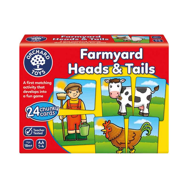 Orchard Toys Farmyard Heads & Tails Matching Game image 2