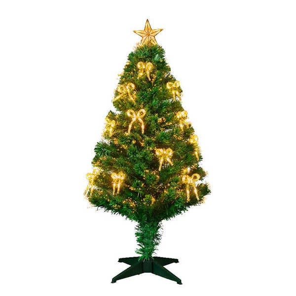 Everlands Fibre Optic Cornwall Pre-Lit Christmas Tree - 4ft image 0
