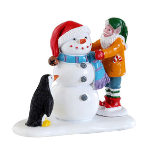 Lemax Building A Snowman image 0