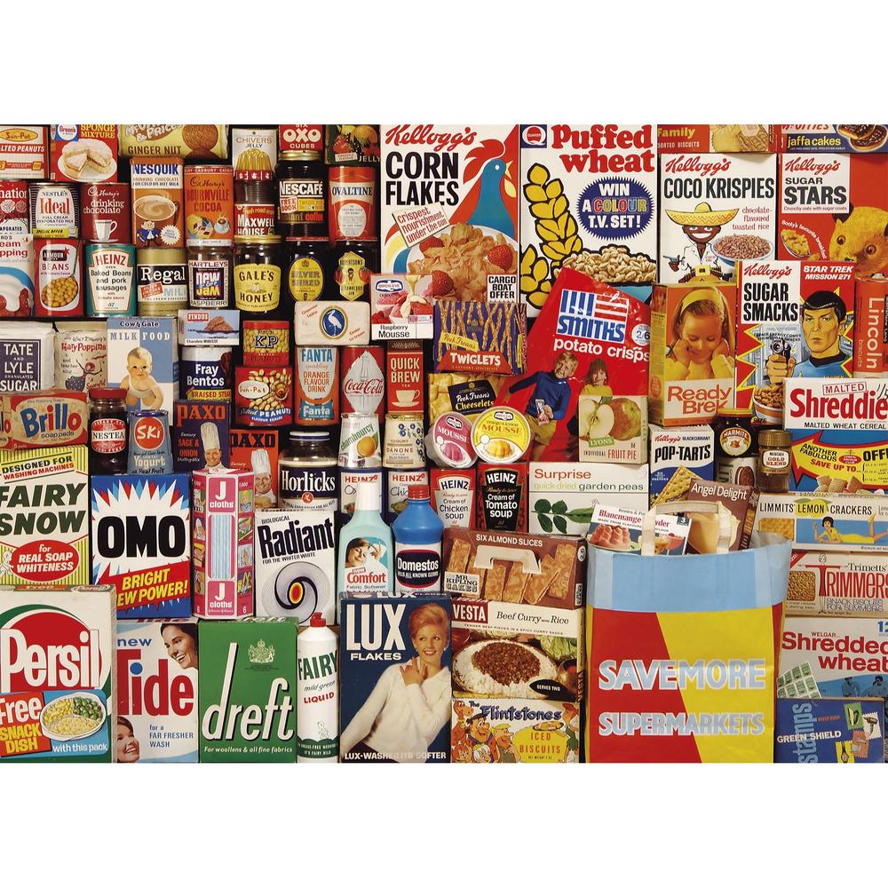 Gibsons Shopping Basket 40 XL Piece Jigsaw Puzzle - Piecing Together image 0