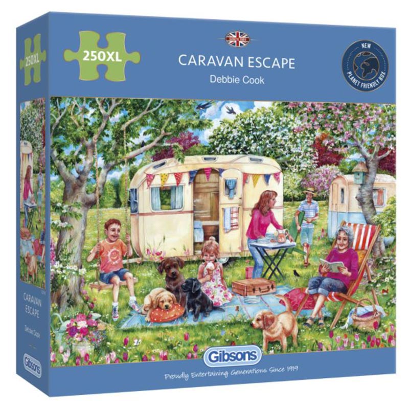 Gibsons Caravan Escape 250 XL Piece Jigsaw Puzzle image 0