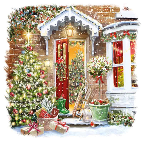 Ling Design Large Deluxe Cards - Home For Christmas (Pack of 12) image 3