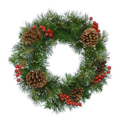 Everlands Ipswich Wreath with Berries & Pinecones image 0