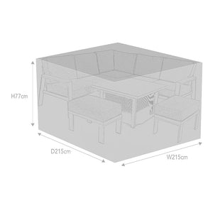 Supremo Cover for Aluminium Mini Modular Set, 215cm x 215cm image 3