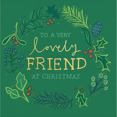 Woodmansterne Text Special Friend Christmas Card image 0