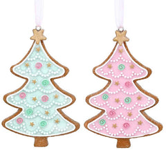 Gisela Graham Resin Gingerbread Tree (Assorted Designs) image 0