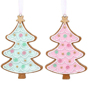 Gisela Graham Resin Gingerbread Tree (Assorted Designs) image 0