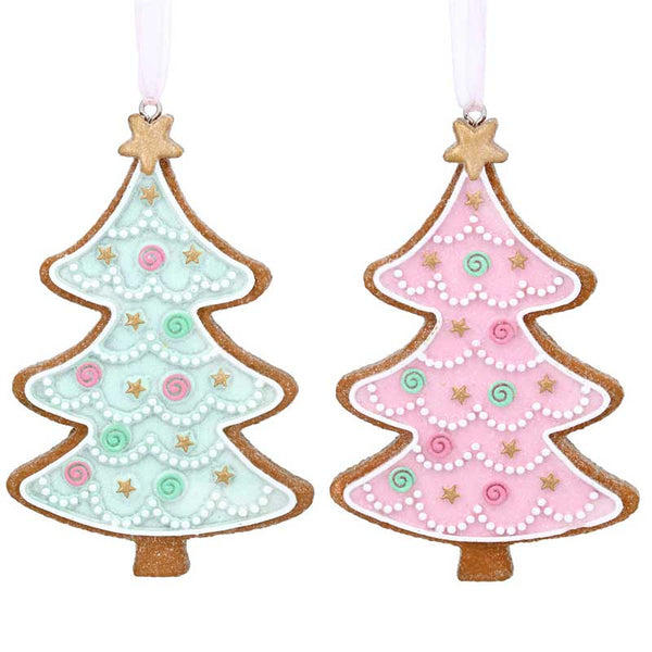 Gisela Graham Resin Gingerbread Tree (Assorted Designs) image 0