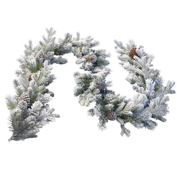 National Tree Snowy Dorchester Christmas Garland image 0