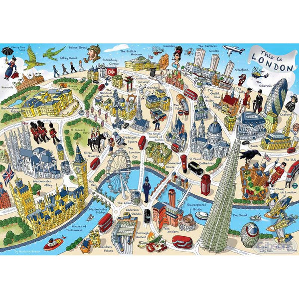 Gibsons This Is London 500 Piece Jigsaw Puzzle image 0