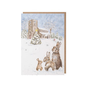 Wrendale Designs Silent Night Advent Calendar Card image 0