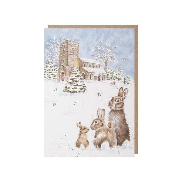 Wrendale Designs Silent Night Advent Calendar Card image 0