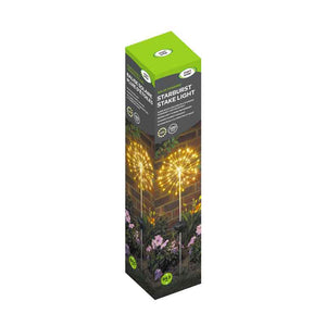 Smart Solar Warm White Starburst Stake Light image 2