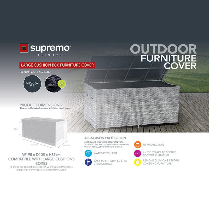 Supremo Cover for Large Cushion Box, 195 x 105cm image 0