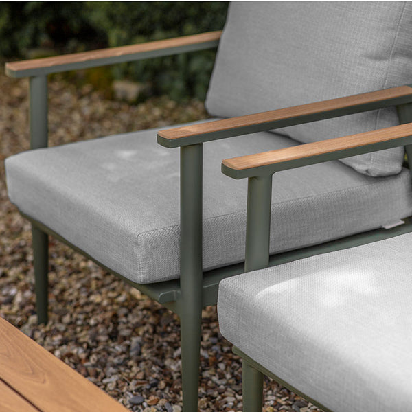 Bramblecrest RHS Wisley 2-Seat Sofa Lounge Set in Sage image 4