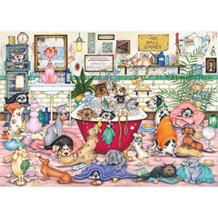 Gibsons Bert's Bath Night 1000 Piece Jigsaw Puzzle image 0