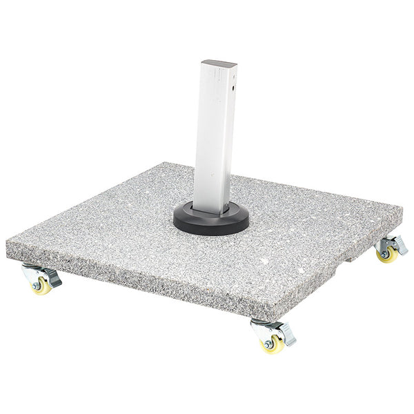 Bramblecrest Granite 90kg Parasol Base with 4 Wheels & Handle image 0