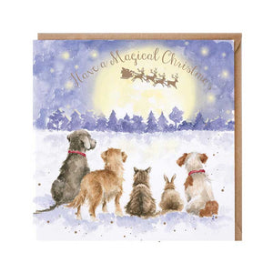 Wrendale Designs Magic Of Christmas Card image 0