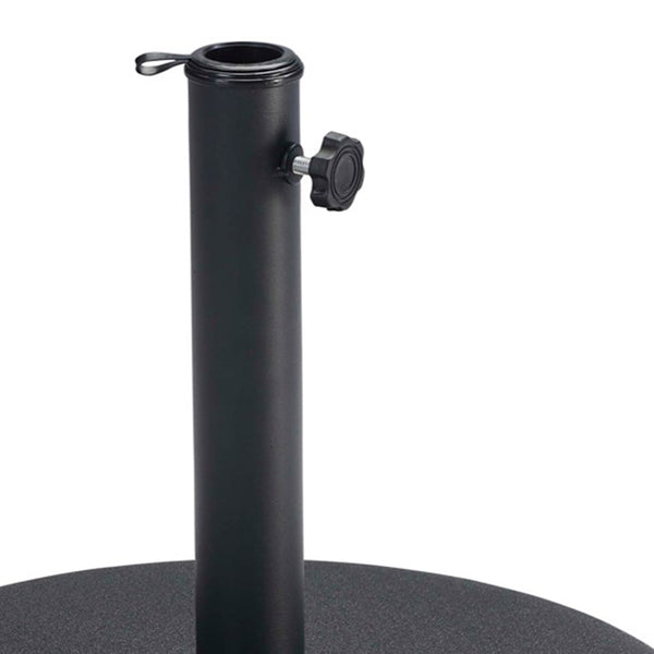 Platinum Piemonte 15kg Concrete Parasol Base in Black image 2
