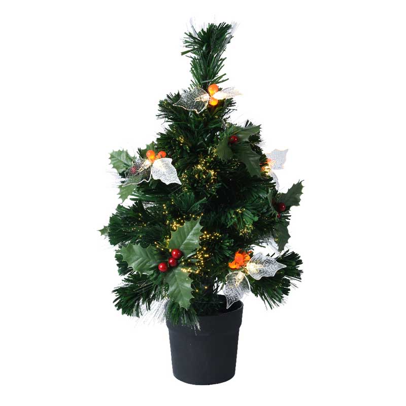 Everlands Fibre Optic Durham Pre-Lit Christmas Tree - 3ft image 0