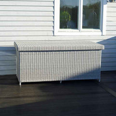 Bramblecrest Monterey Dove Grey Cushion Storage Box with Liner - Standard image 0
