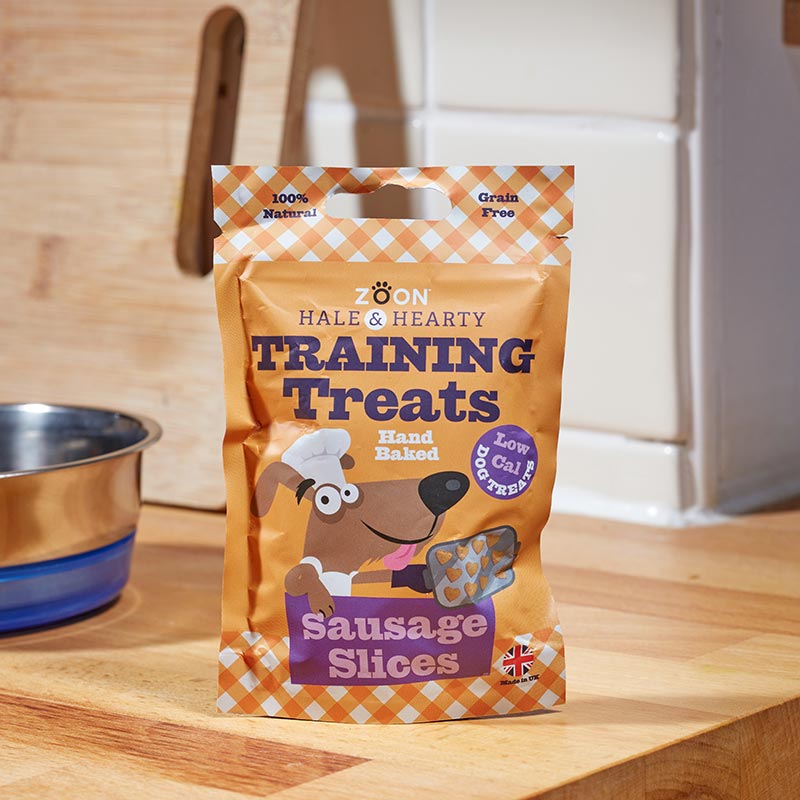 Zoon Hale & Hearty Training Treats - Sausage Slices image 0
