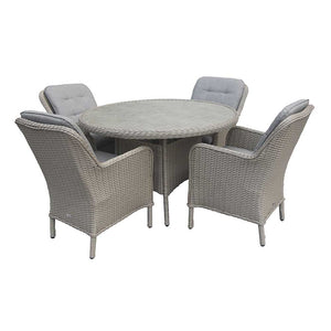 Orchard Life Victoria 4 Seat Dining Set with 120cm Round Table