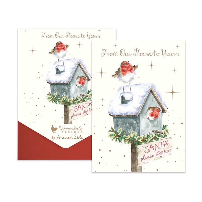 Wrendale Designs Notecard Pack - Please Stop Here (Pack of 8) image 0